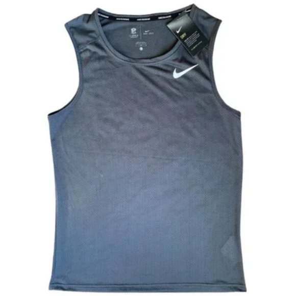 Nike Dri-Fit Men's Training Running Tank Top Gray  Size Small - Picture 3 of 4